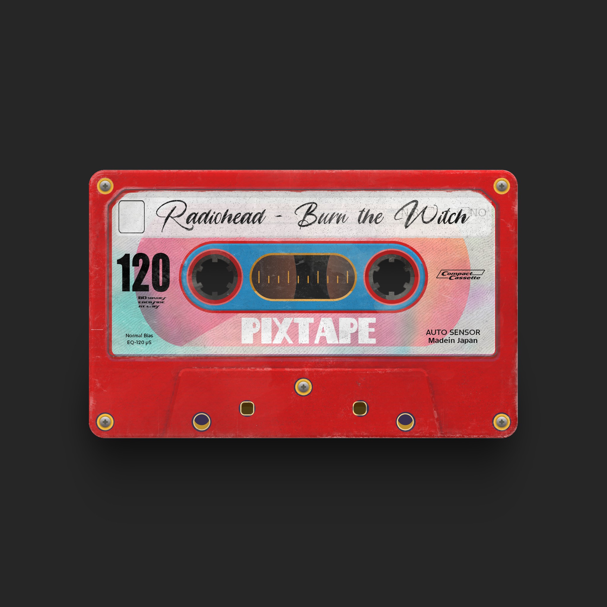 PixTape 8475 Radiohead Burn the Witch NFT on SolSea